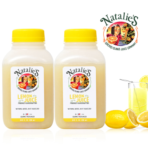 나탈리스 100% 레몬 원액 착즙 주스 250ml 2개입